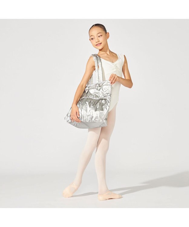 Chacott 2Pトートバッグ シルバー