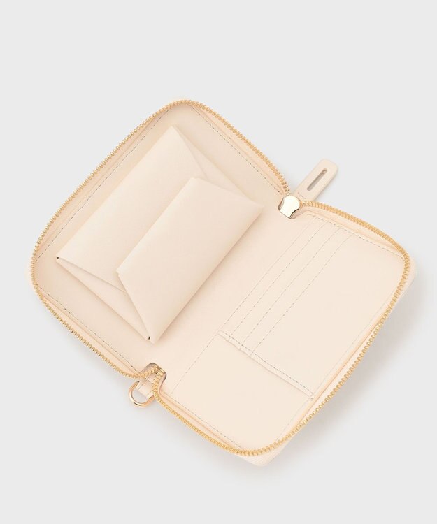 GRACE CONTINENTAL ADD CULUMN WALLET BAG ホワイト