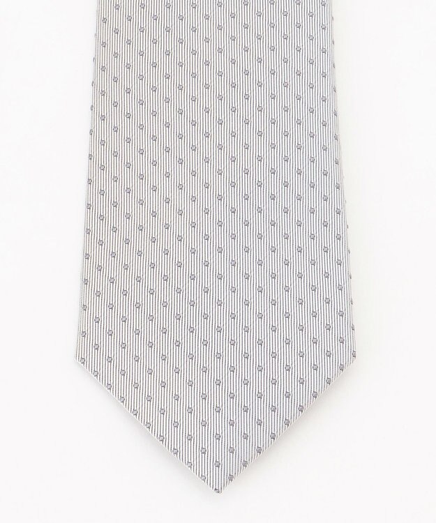 J.PRESS MEN 【FOMARL COLLECTION】ドット柄 フォーマルネクタイ ライトグレー系7