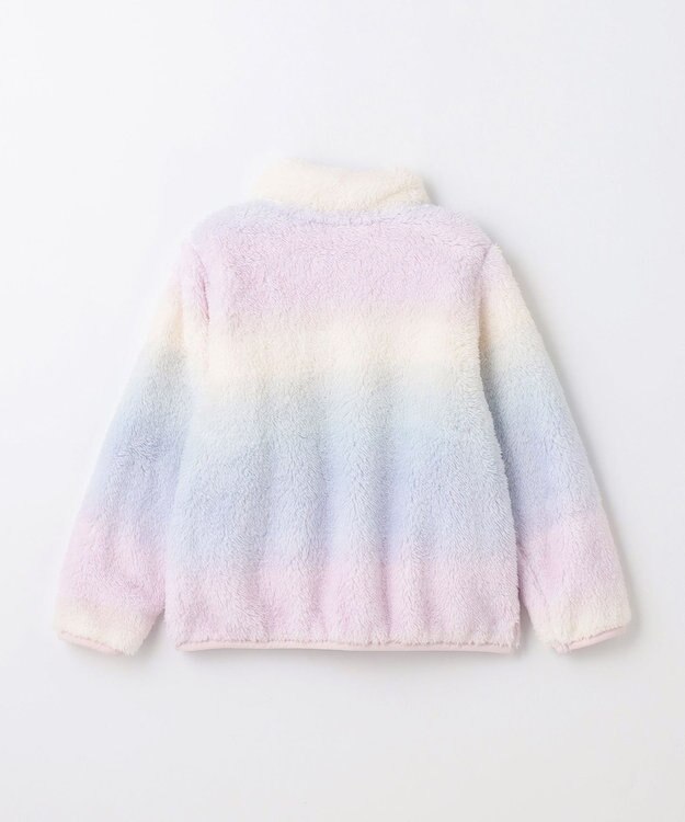 ANY KIDS ネコポケットボアブルゾン レインボー