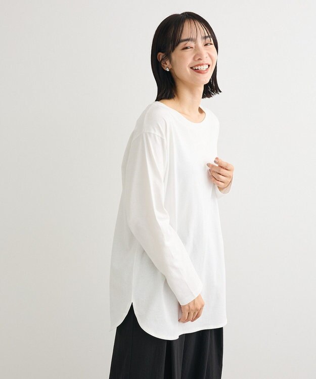 Green Parks 裾ラウンドホワイトインナー Off White