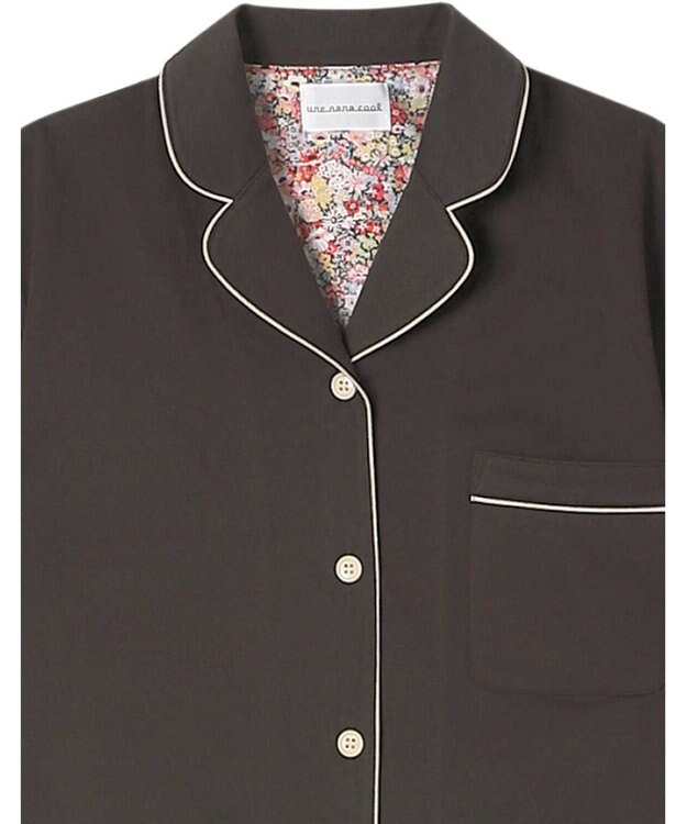 une nana cool MADE WITH LIBERTY FABRIC 綿100％ハイゲージ天竺 半袖パジャマ OC