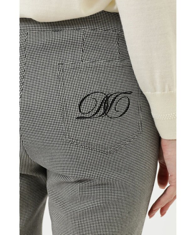 DAKS 裏起毛テーパードパンツ ブラック