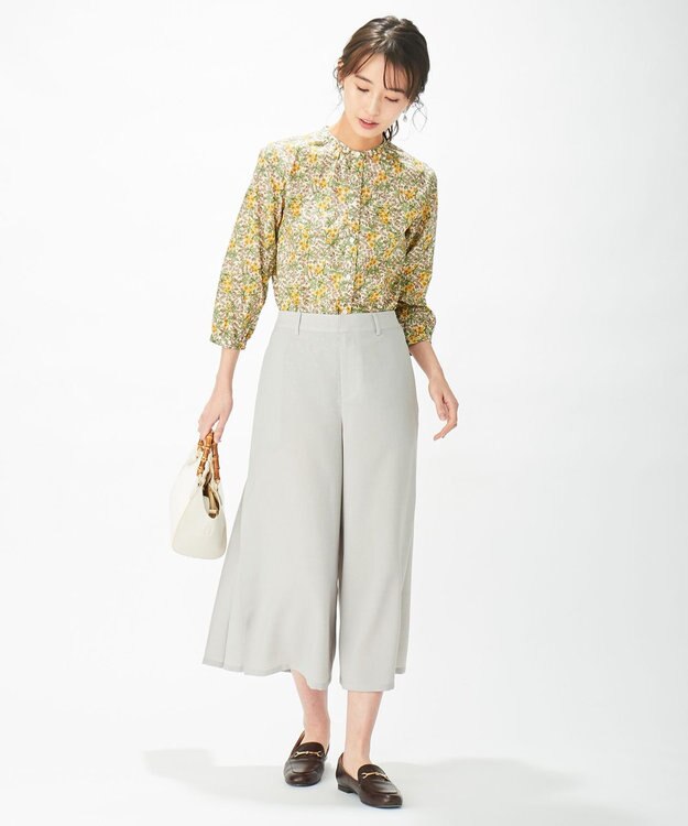 J.PRESS LADIES 【洗える】シックアンドシンボイル パンツ ベージュ系