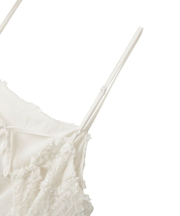 earth music&ecology 【予約】フリンジレースキャミビスチェ ブラック