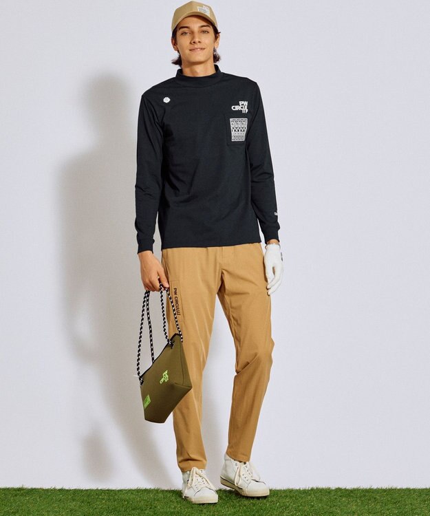 PW CIRCULUS 【25秋冬新色追加！】PW ロゴサコッシュ カートバッグ ゴルフ カーキ系