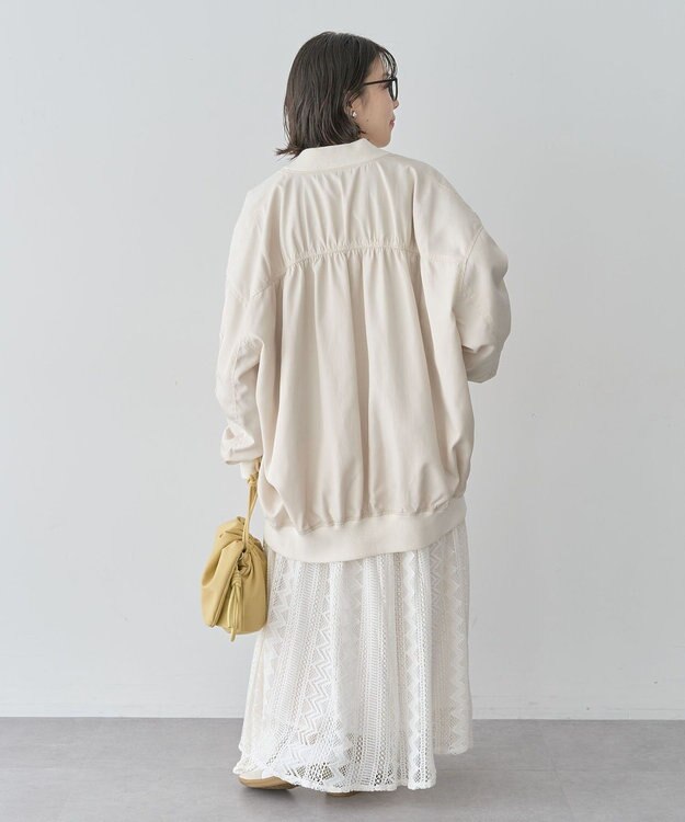 Green Parks ボリュームギャザーＭＡ－１ Ecru