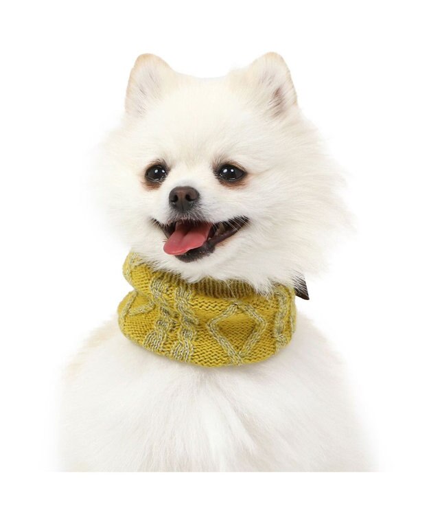 PET PARADISE ペットパラダイス 反射スヌード 《イエロー》 小型犬 イエロー