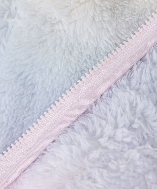 ANY KIDS ネコポケットボアブルゾン レインボー