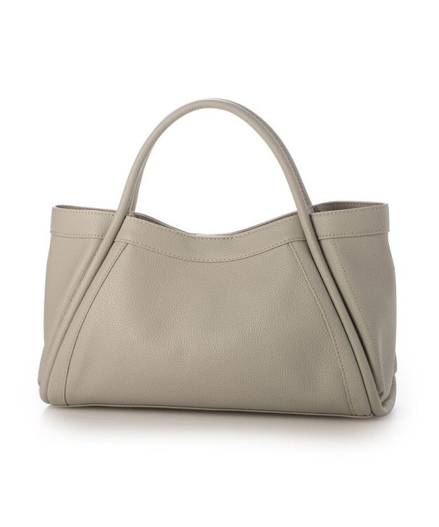 UNBILLION カシュカシュ cachechche / 通しハンドルシュリンク横長トート ライトグレー