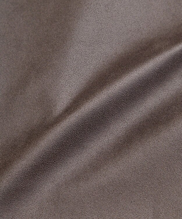 YECCA VECCA レザーライクナロースカート Brown