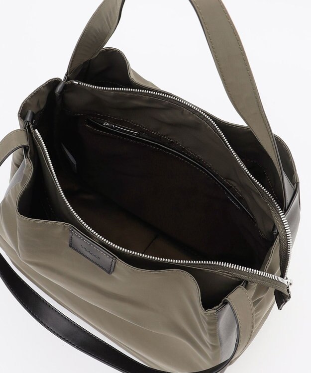 Y'SACCS スクエアすっきりトート Mサイズ カーキ