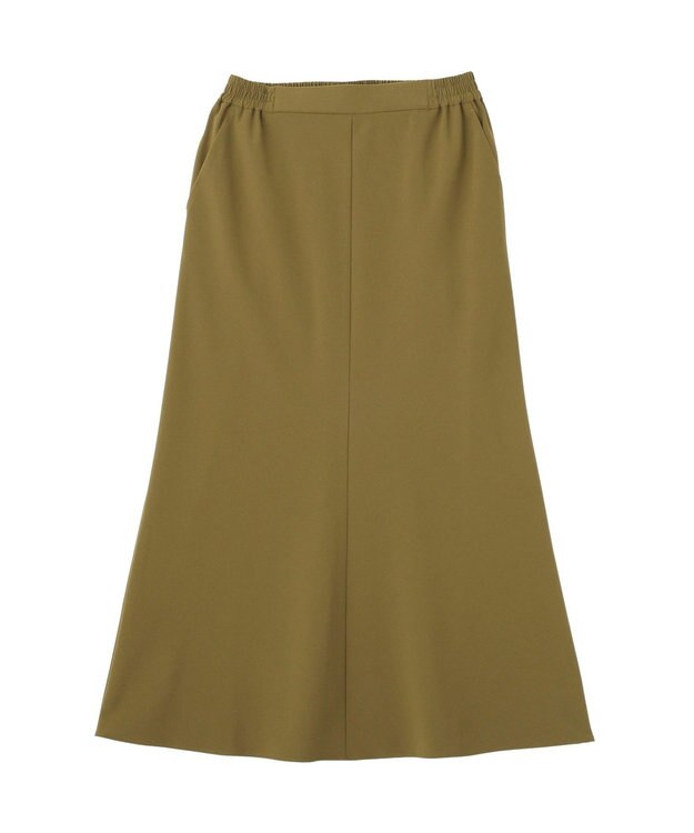 AMERICAN HOLIC 【イージーケア】ナローマーメイドスカート Khaki