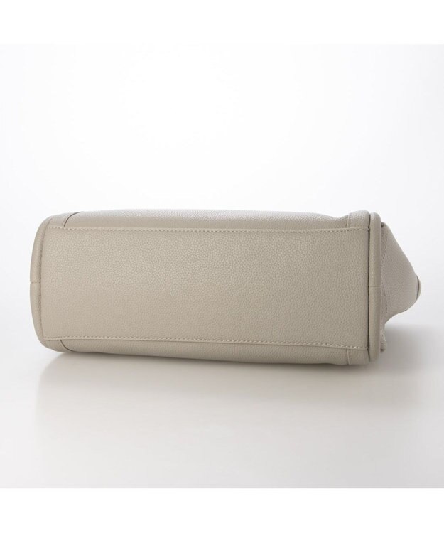 UNBILLION カシュカシュ cachechche / 通しハンドルシュリンク横長トート ライトグレー