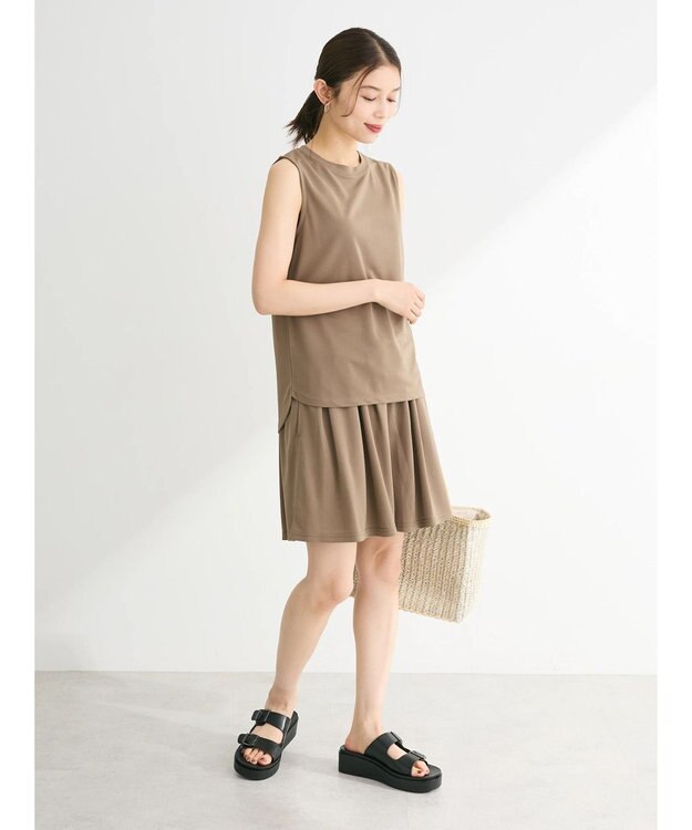 Green Parks ・ＳＵＧＡＲ　ＳＰＯＯＮ【ラッシュガード】ノースリーブ Gray Beige