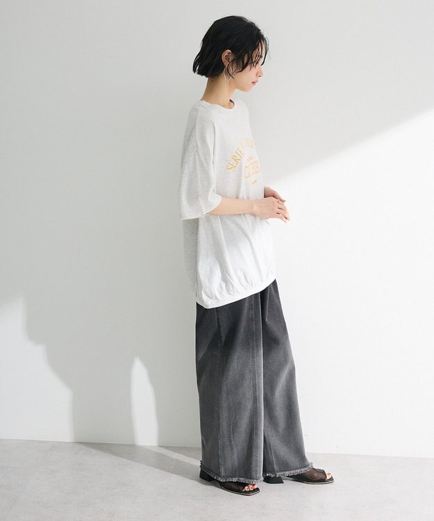 Green Parks 刺繍ロゴチュニック Oatmeal