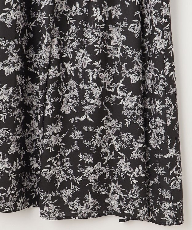 ANY SIS S 【2SET】クロップドニットセット ワンピース ブラック×アイボリー