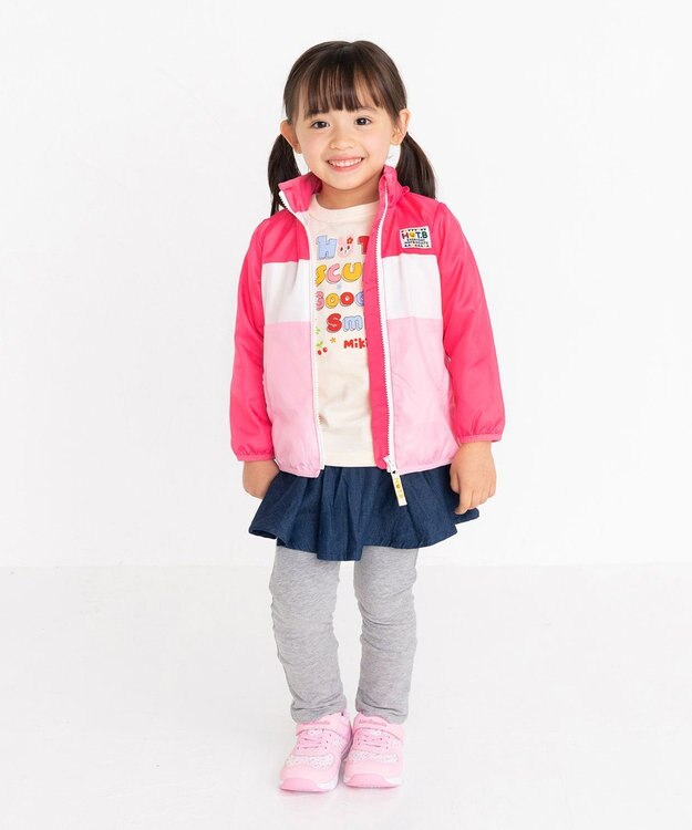 MIKI HOUSE HOT BISCUITS 【80-130cm】 ウィンドブレーカー ローズ