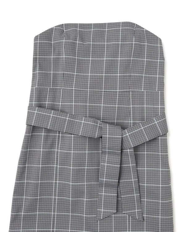 23区 L 【洗える】ガンクラブプレイドチェック ワンピース グレーチェック