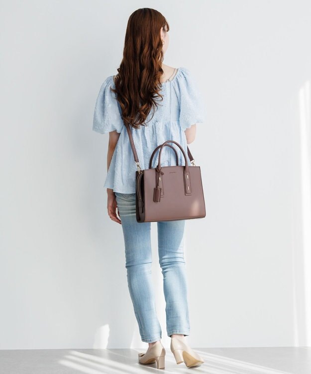 ACE BAGS & LUGGAGE Jewelna Rose メルジュール トートバッグ ミドルサイズ 65601 ジュエルナローズ ブラウン