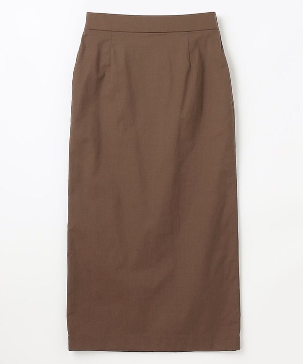 NAVE 【Nave　洗える】リリーIラインスカート ダークブラウン系
