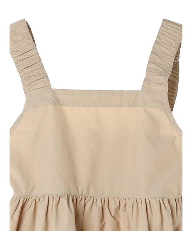 Green Parks ａ．肩ひもギャザーノースリワンピース Beige