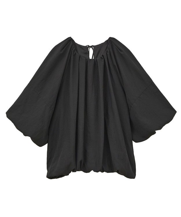 Green Parks ・ＥＬＥＮＣＡＲＥ　ＤＵＥ　バルーンブラウス Black