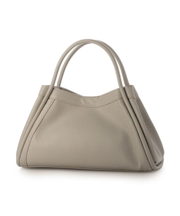 UNBILLION カシュカシュ cachechche / 通しハンドルシュリンク横長トート ライトグレー