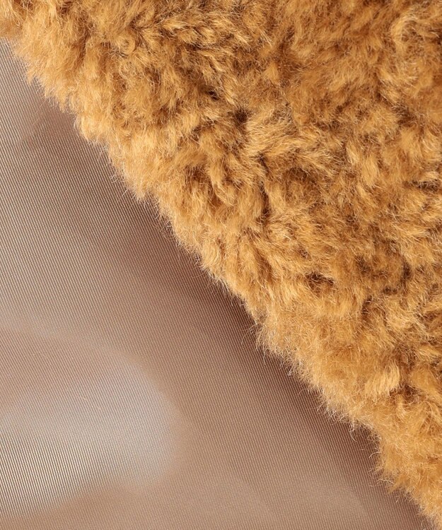 ICB フェイクボア ブルゾン キャメル系