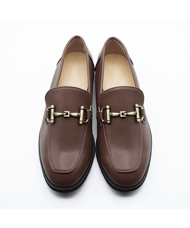 APOM 晴雨兼用　ウォーターレジストビットローファー ブラウン