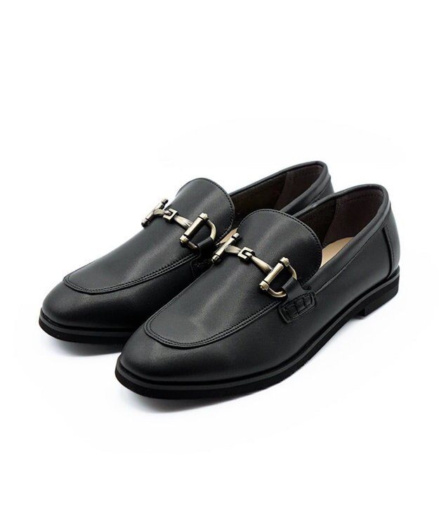 APOM 晴雨兼用　ウォーターレジストビットローファー ブラック