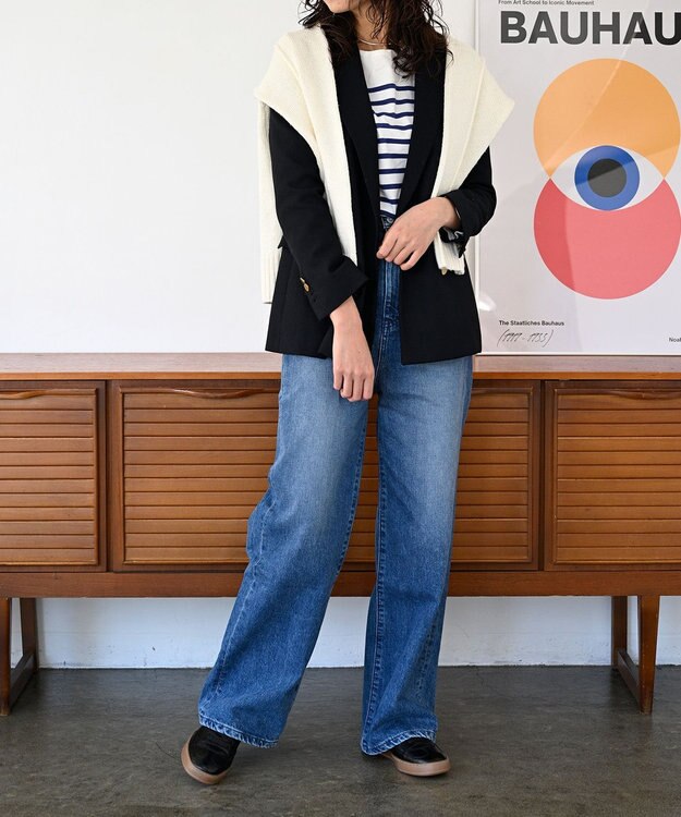 Pointer 本革シンプルスニーカー ブラック