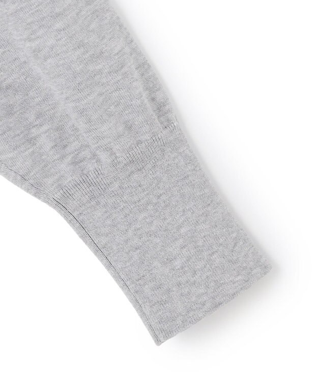 23区 【先行予約/WEB&一部店舗限定】スビンハイツイスト Vネック カーディガン ライトグレー系