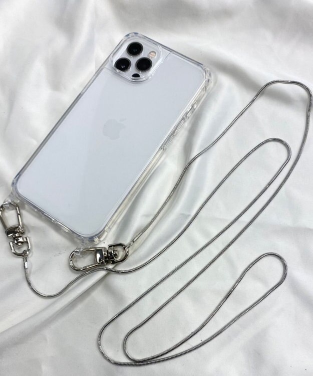 WEGO スネークチェーンストラップ シルバー