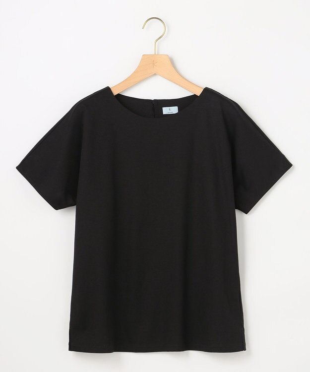 組曲 S 【先行予約】タッチミースムース ドルマンスリーブ カットソー ブラック系