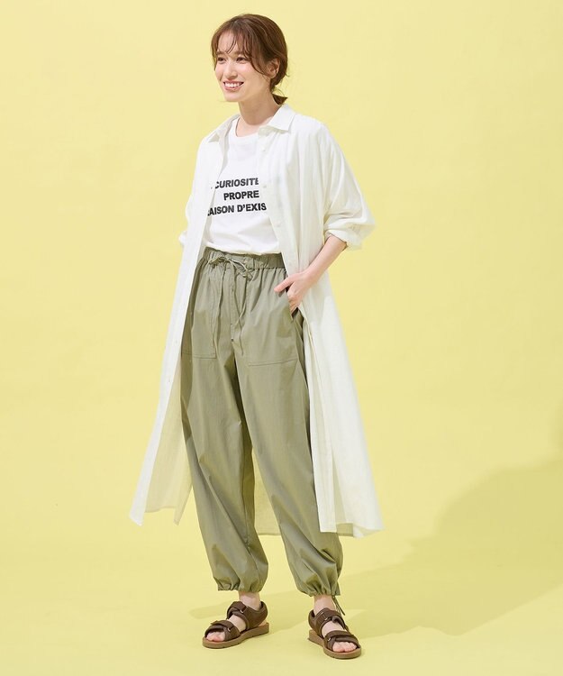 ANY ヨーロピアンリネンシャツワンピース オフ