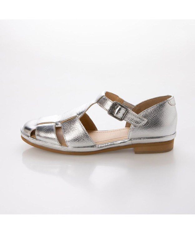 ing <ing>【WEB限定】本革グルカサンダル シルバー