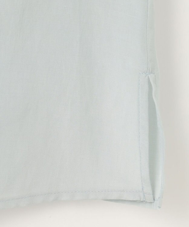 自由区 L 【洗える】TACブライトローン ブラウス 黄緑系