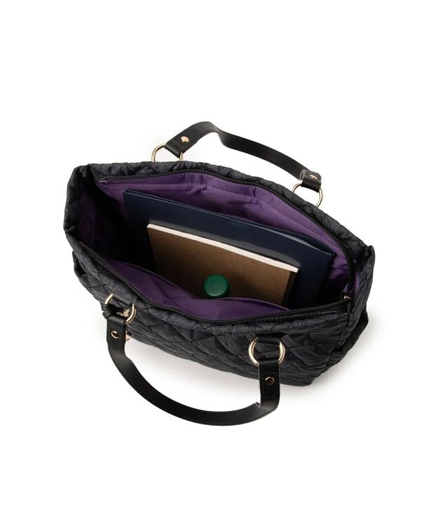 ANNA SUI エアリット 縦型トートバッグ クロ