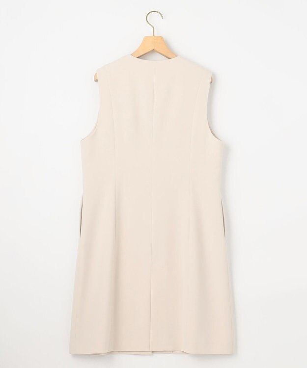 組曲 【KUMIKYOKU NAVY】コンフォータブルドレープ ジレ アイボリー系