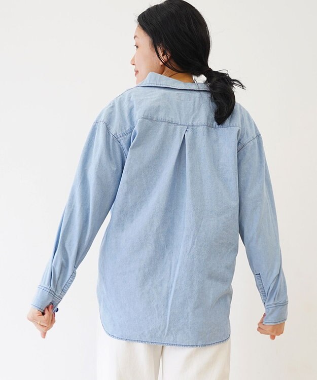 caqu USN chambrey shirts コットンシャンブレーシャツ 3years