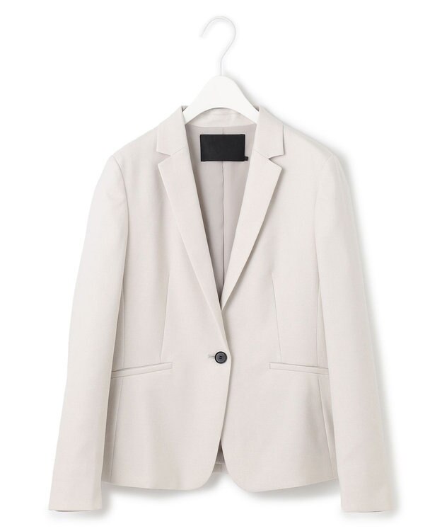 ICB 【洗える】プロヴィスウールツイル テーラードジャケット トープ系