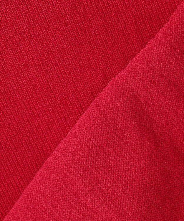 Feroux ハーフスリーブ カーディガン レッド系