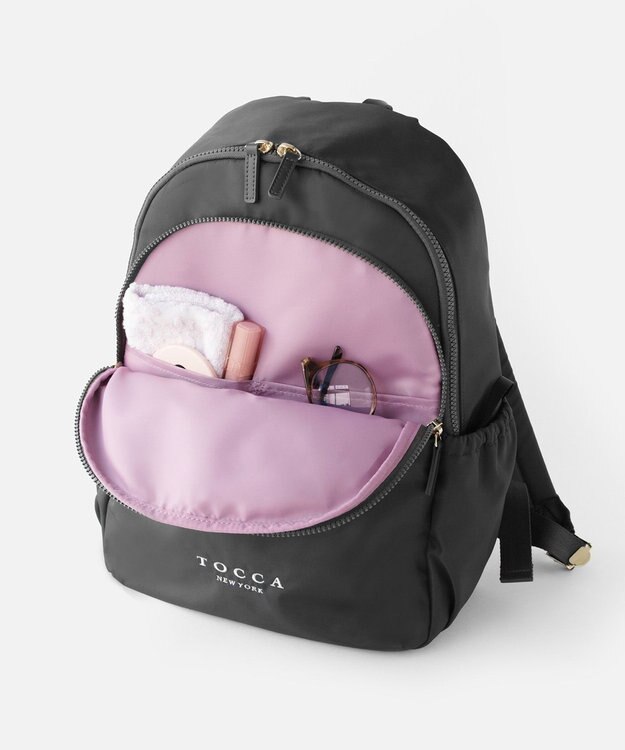 TOCCA 【WEB＆一部店舗限定】【A4サイズ対応・環境に優しい素材】COLLINA BACKPACK 13ポケット バックパック グレー系