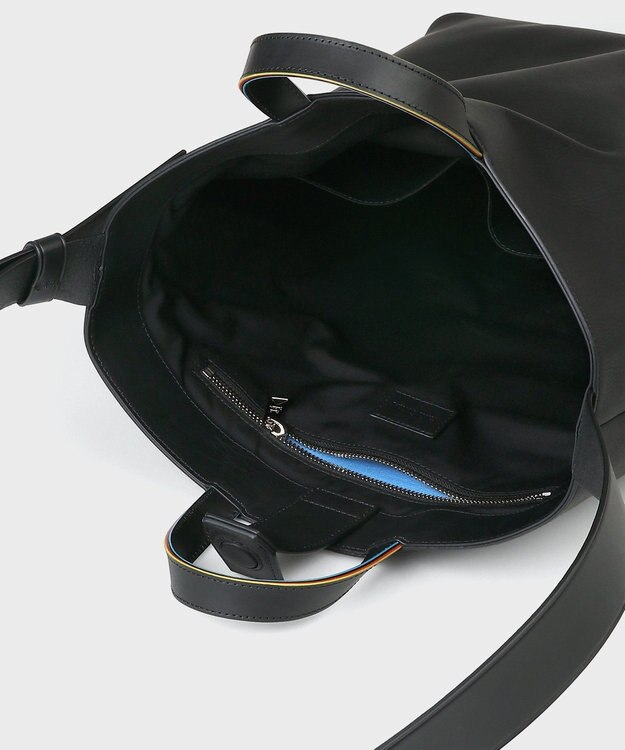 Paul Smith ストライプカラードエッジ トートバッグ ブラック