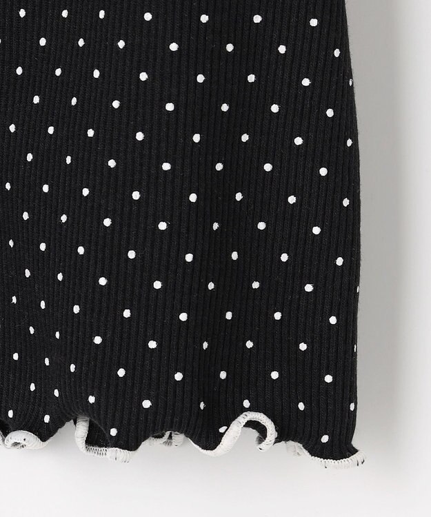 ANY KIDS 【一部店舗/WEB先行販売アイテム】ドット×リボン 半袖Tシャツ ブラック