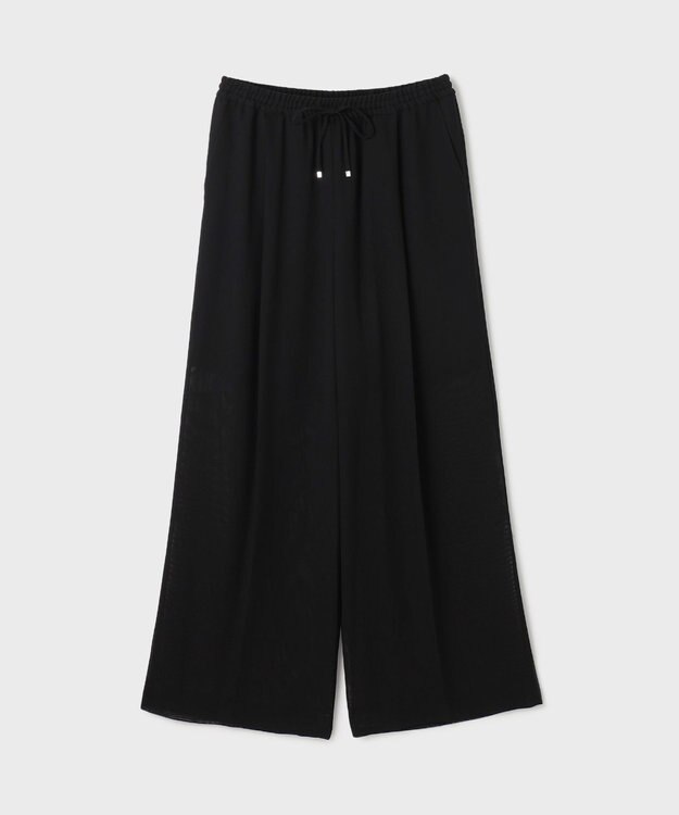 GRACE CONTINENTAL ソフトファイユパンツ ブラック