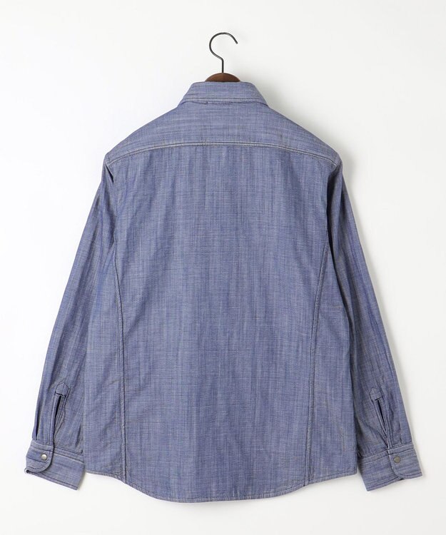 JOSEPH ABBOUD 【2WAY】リバーシブル シャツ サックスブルー系