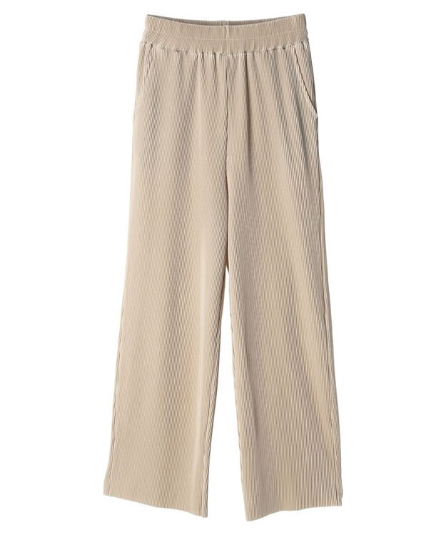 CRAFT STANDARD BOUTIQUE カットプリーツパンツ Beige