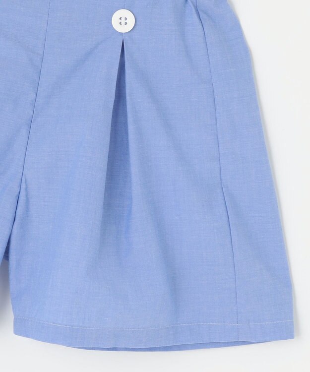 組曲 KIDS 【110-140㎝】シャンブレー ショートパンツ サックスブルー系